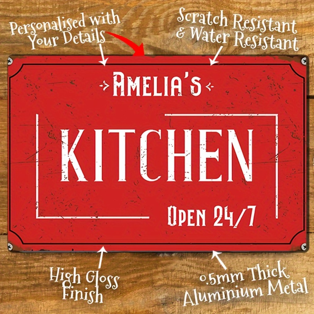 Home Bar And Kitchen - Papan Dinding Dapur Kustom yang Dipersonalisasi,