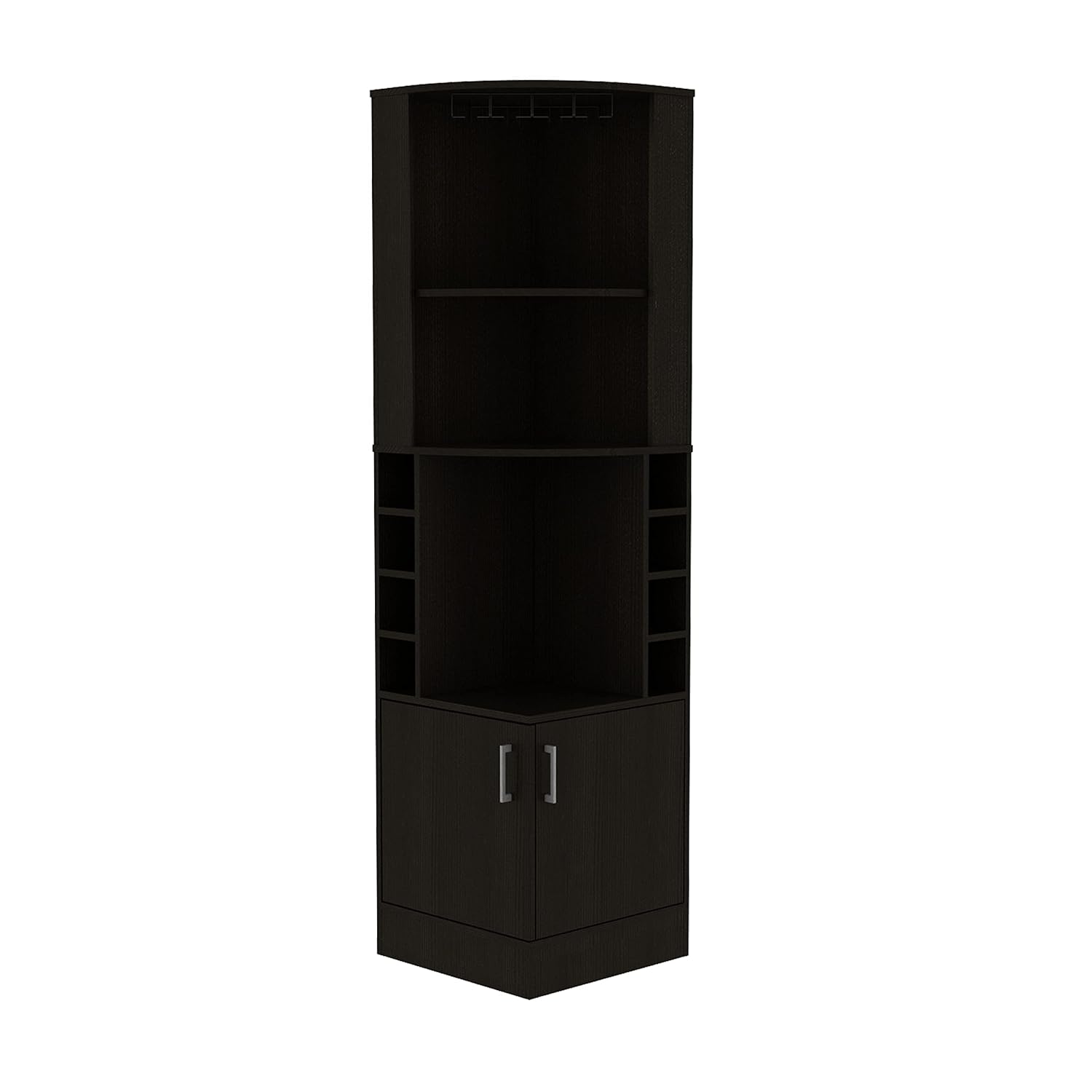 Lemari Bar Sudut dengan 2 Rak, - Home Bar Shelves ulasan dan harga