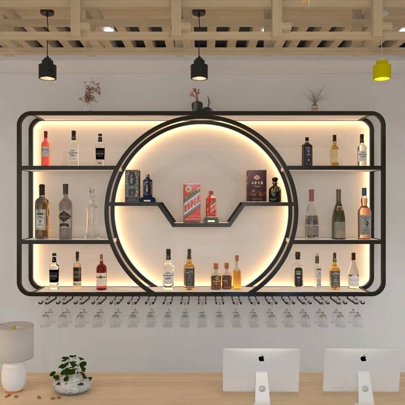 Rak Kabinet Pajangan Klub Mala - Home Bar Shelves ulasan dan harga