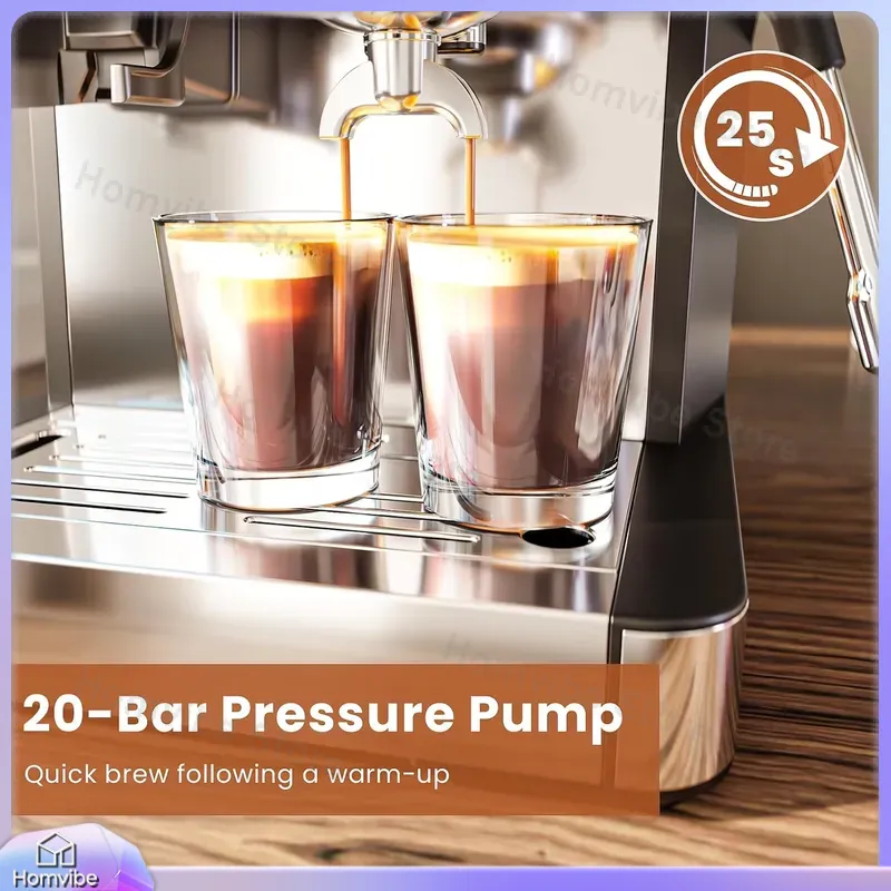 Mesin Espresso 20 Bar dengan P - Home Bar And Coffee ulasan dan harga