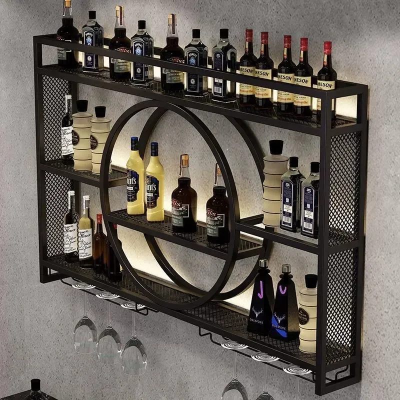 Rak Anggur Dinding Industri de - Home Bar Shelves ulasan dan harga