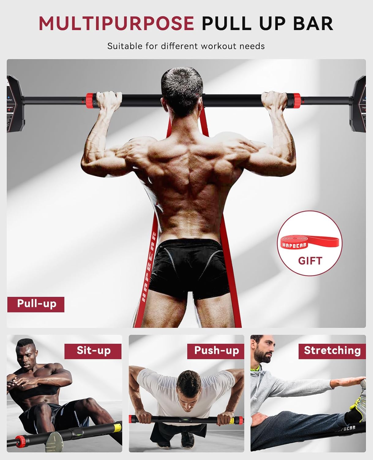 Bar Pull-Up Horizontal untuk L - Home Bar And Gym ulasan dan harga