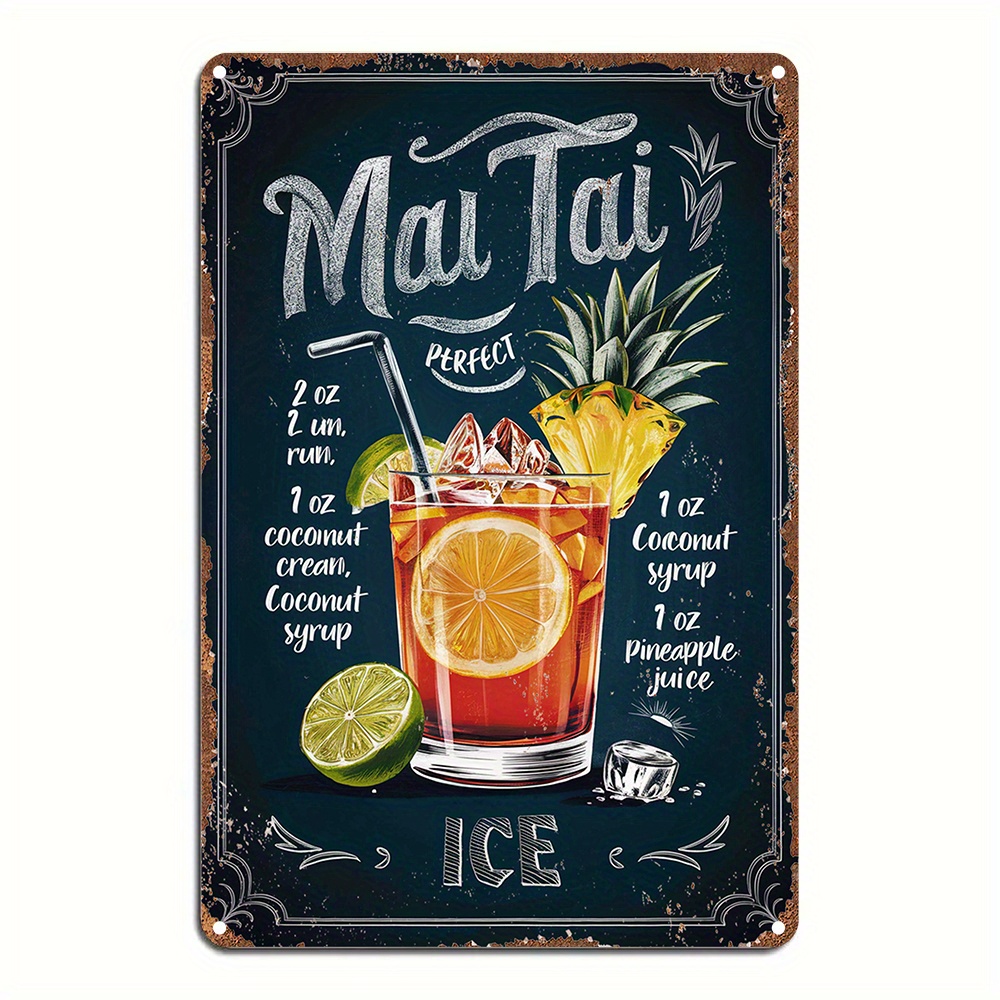 1 buah Papan Logam Vintage Daf - Home Bar Lounge ulasan dan harga